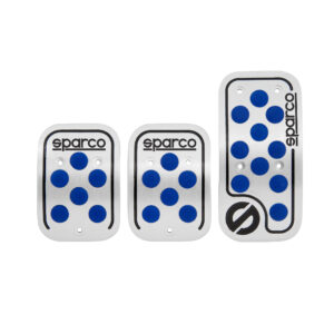 SPARCO -Pedales para carros manuales - tres piezas - Azul