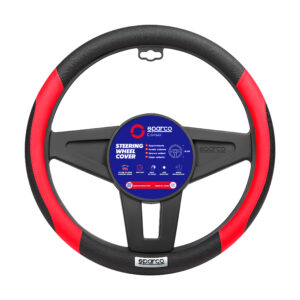 SPARCO - Protector para volante de carro - Rojo