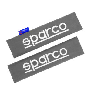SPARCO - Protector  de cinturón de carro - dos piezas - Gris